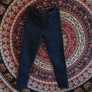 Dark wash hi rise jegging